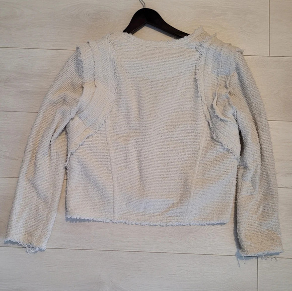 IRO Aidan Raw-Edge Boucle Jacket Blazer - Picture 4 of 9